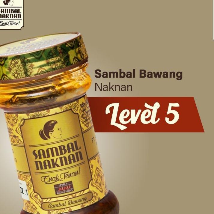 

✨10.10✨ COD Sambal Naknan Level 5 (Super Pedas) (botol emas) grosir