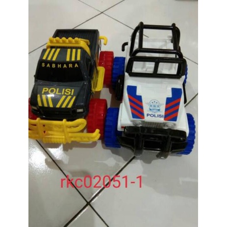 MAINAN MOBIL POLISI KANTONG / MOBIL MOBILAN POLISI / MOBIL POLISI PLASTIK ‑ AWN.18Oc22o