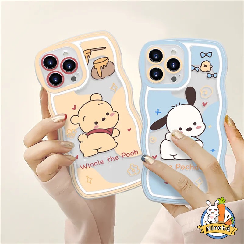Casing Soft Case Silikon Transparan Motif Kartun Anjing Untuk iPhone 14 / 13 / 12 / 11 Pro Max / X / Xr / Xs Max / 8 / 7 / 6 / 6s Plus