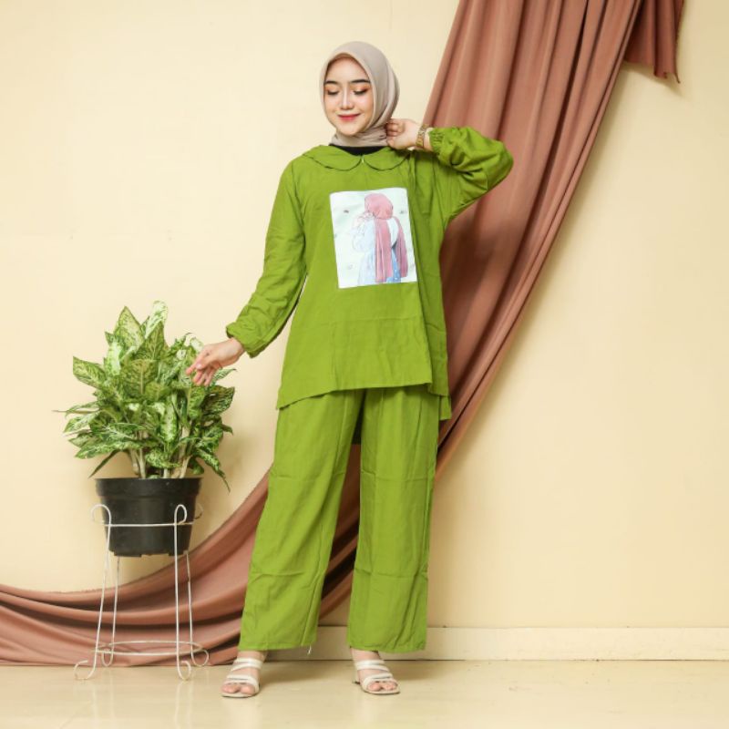 stelan slebew bahan rayon
