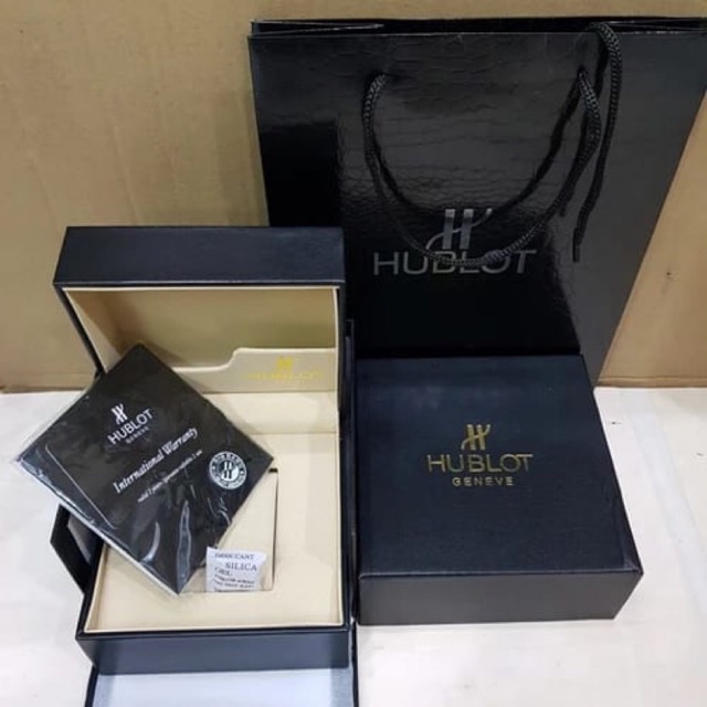 box original HUBLOT + paperbag