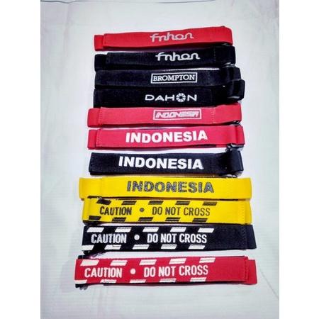 Termurah VELCRO Tali Strap Pengikat Velg Frame Sepeda Lipat STRAPER Seli FNHON DAHON Three 3 Sixty T