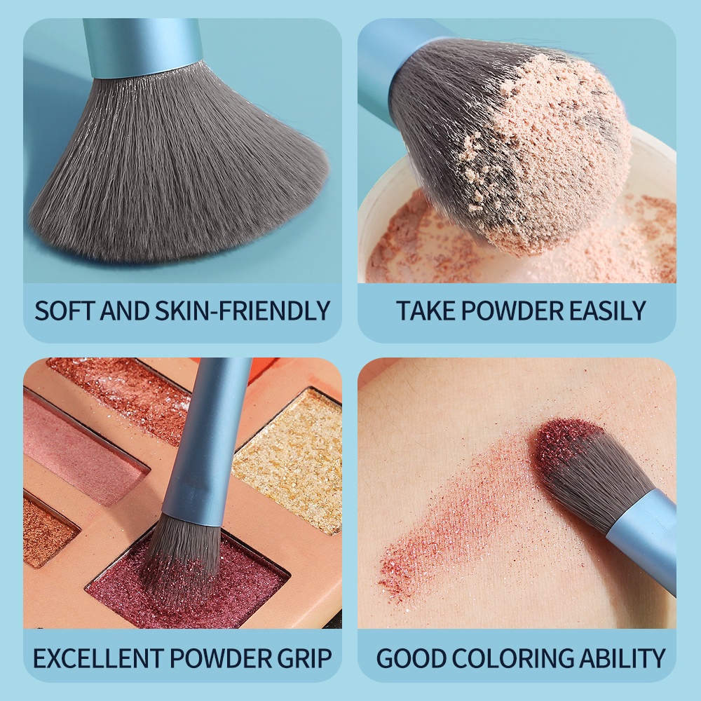 MAANGE5991 Brush Kit 18 Pcs Brush Kosmetik Pro Nylon Makeup Brushes Kit Kuas Perona Mata Bedak Perona Mata Face