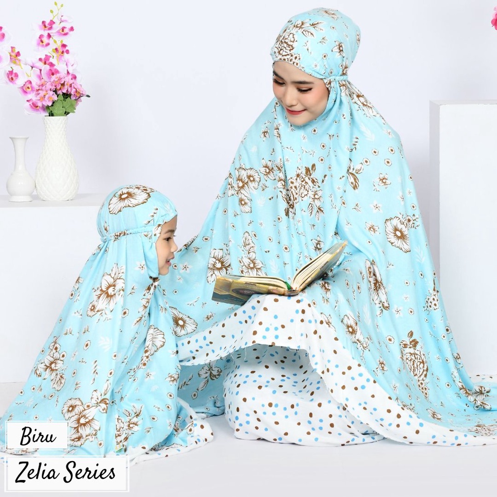 Mukena adem jumbo dewasa batik tiedye souvenir haji umroh tahlilan