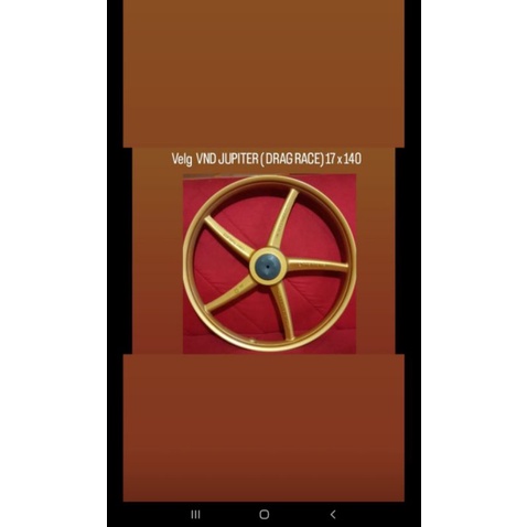 VELG VND DRAG JUPITER Z 17×140 DEPAN SAJA