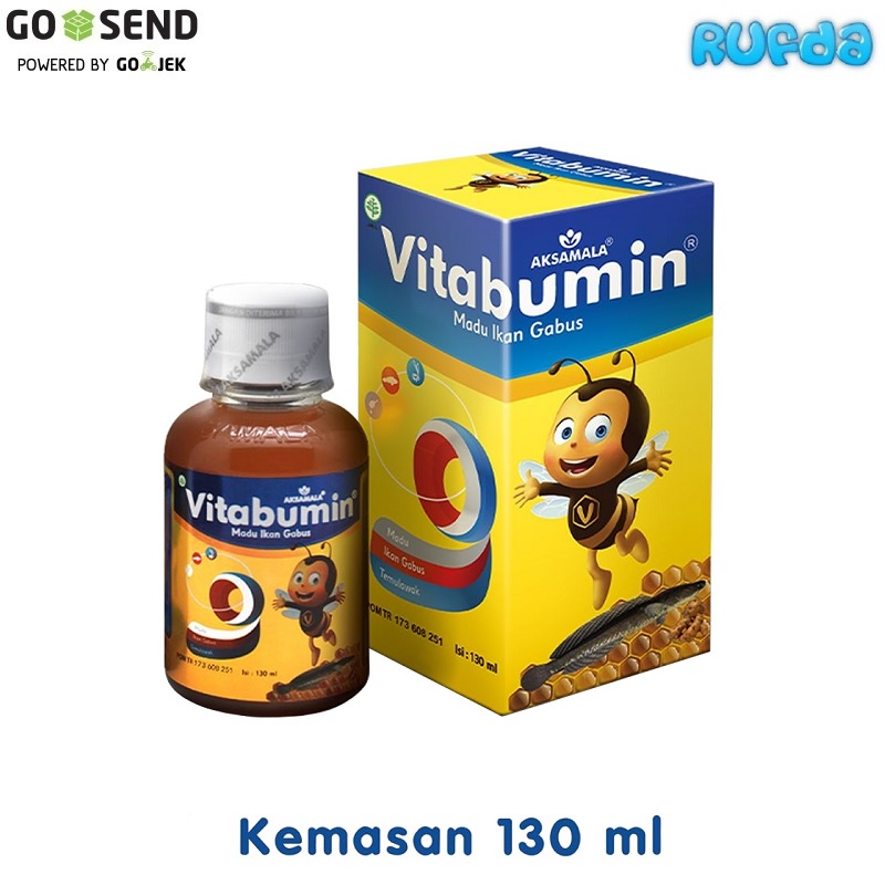 Madu Vitabumin 130ml dengan albumin ikan gabus Original Asli Baru