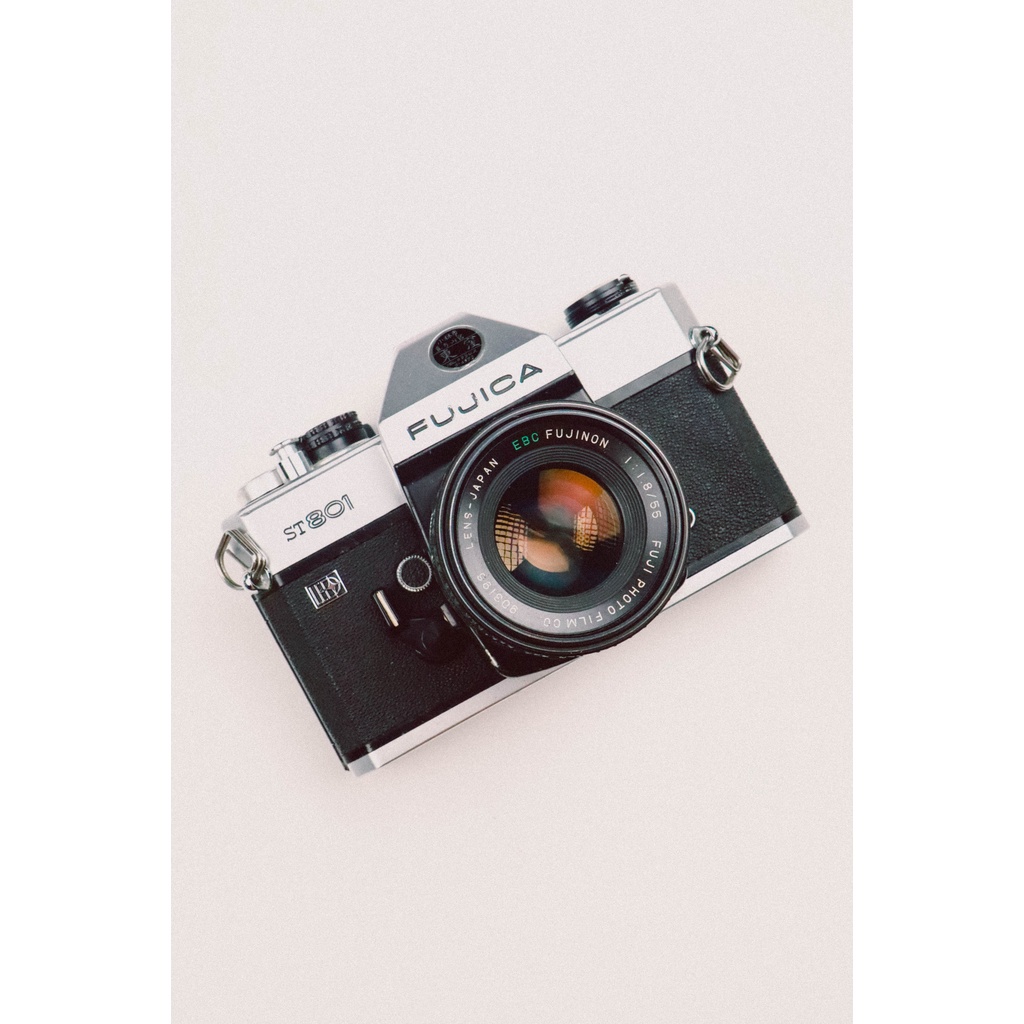 Kamera Analog Fujica ST801 kit 55mm f1.8 EBC Fujinon Super Mulus 