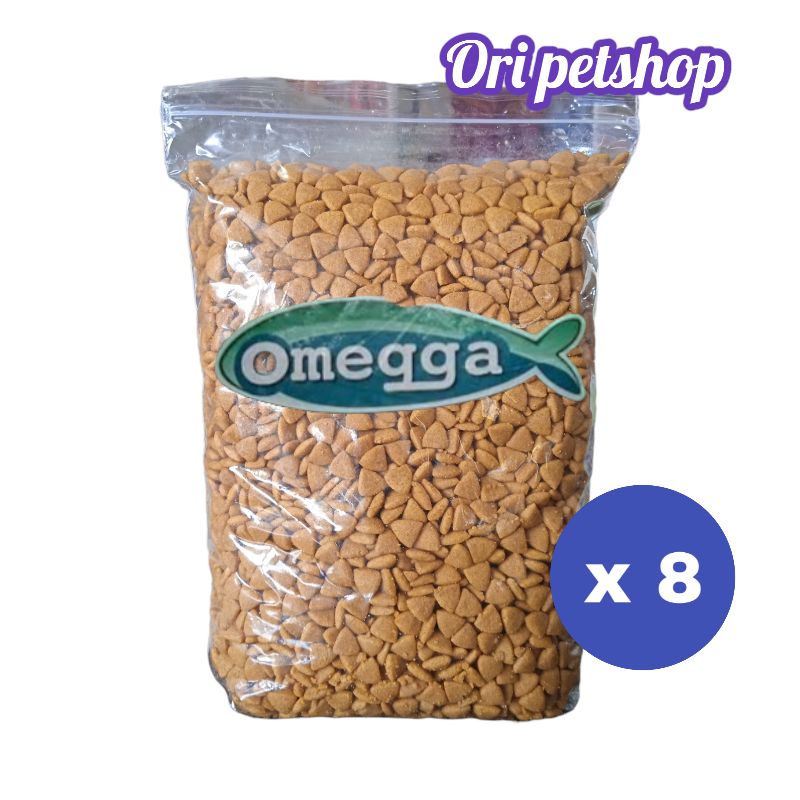 grab/gojek omega tuna cat food repack 8kg - or cat food makanan kucing 8kg