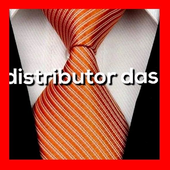 Dasi Pria Warna Orange Motif Salur 3 inch 8 cm polyester premium ready stok