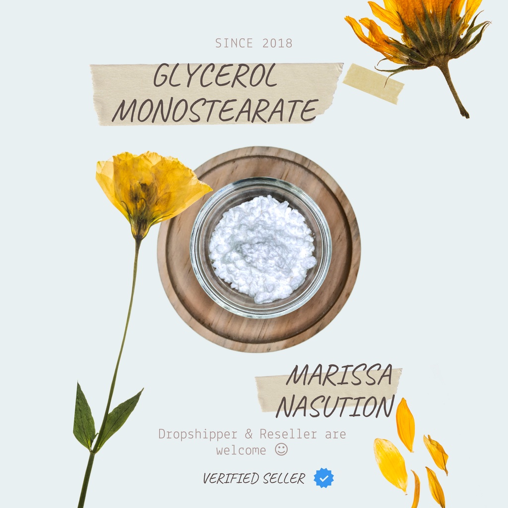 

Murah GMS Glycerol Monostearate 100 GR
