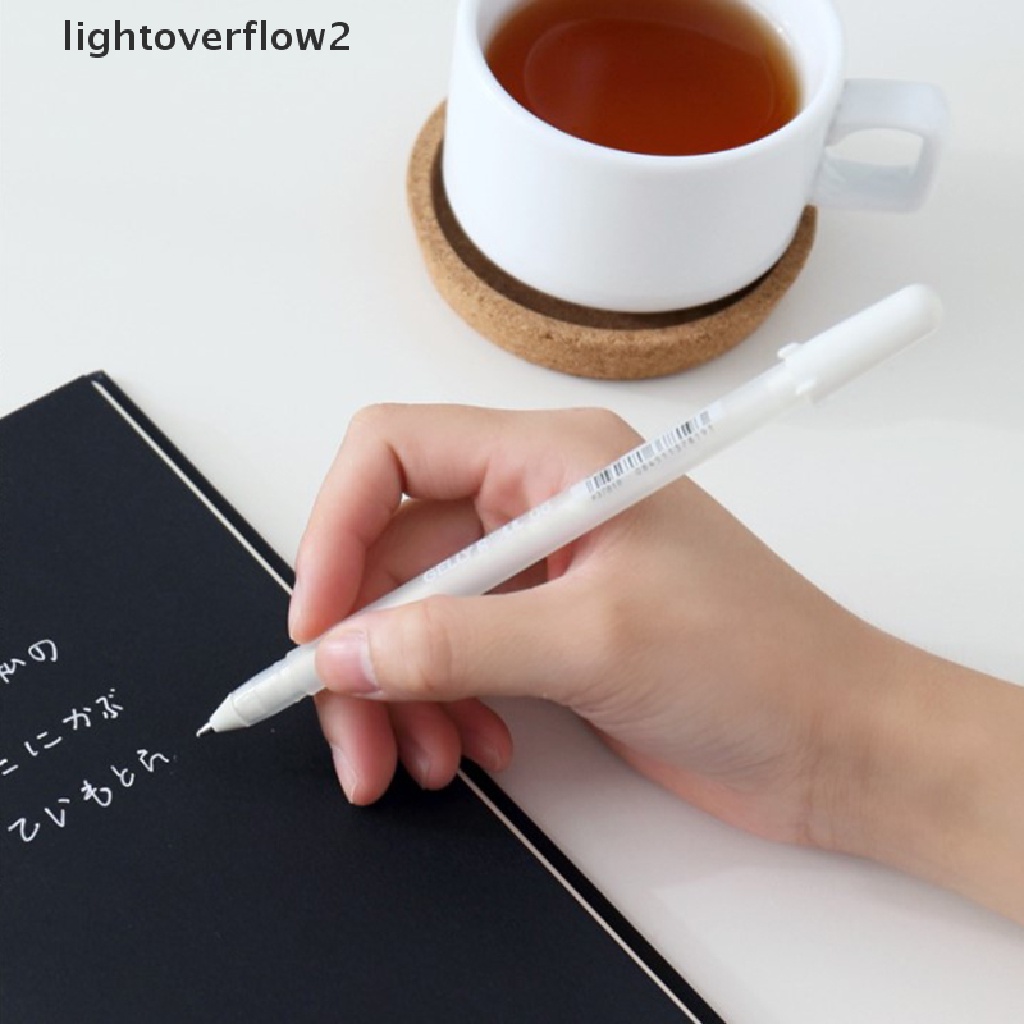 (lightoverflow2) Pulpen Gel 0.5mm 0.8mm 1.0mm High lightoverflow2 (ID)