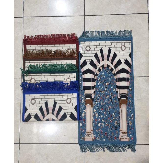 Sajadah Muka Suede Halus Arbain Refah / Grosir Souvenir Oleh Haji Umroh