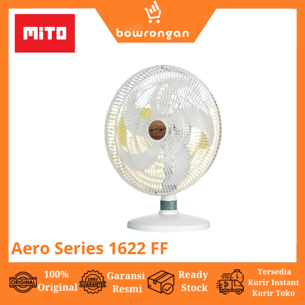 MITOCHIBA Kipas Angin Aero Series Kipas Angin Besi Kipas Meja 16 inch 1622 FF