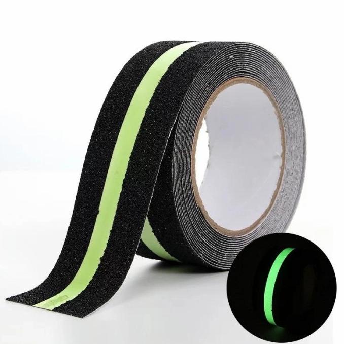 

Lakban Lantai Anti Slip Tangga Glow Tape Stiker Fosfor 5cm x 5 meter