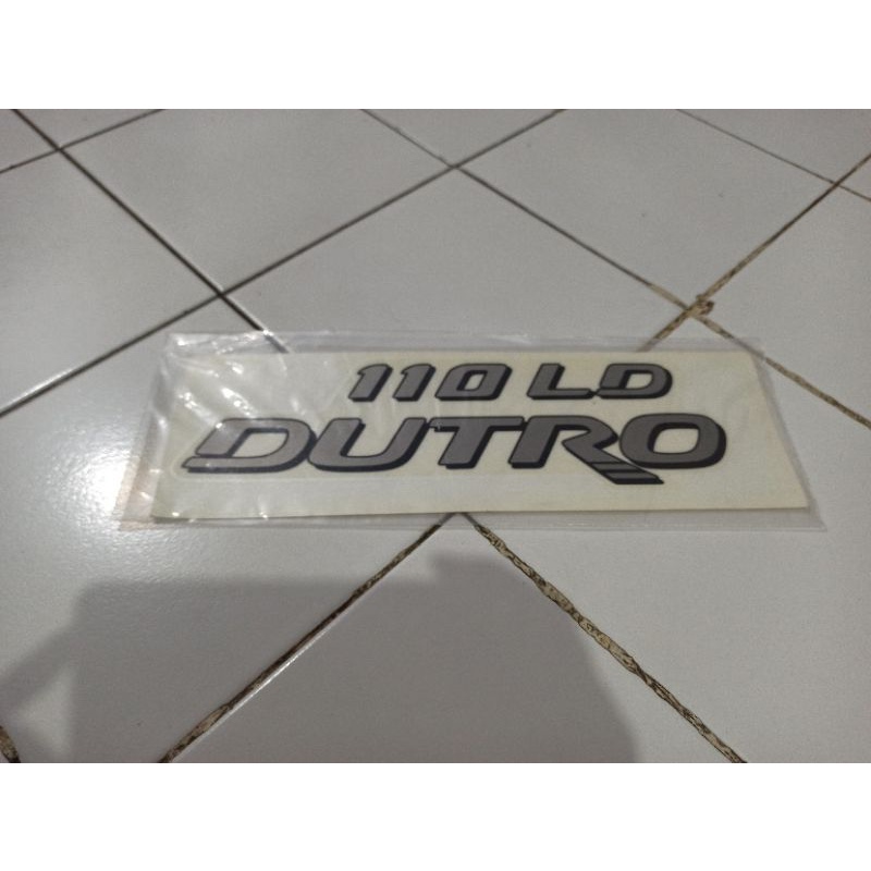 Stiker 110 LD Dutro Original Hino Dutro