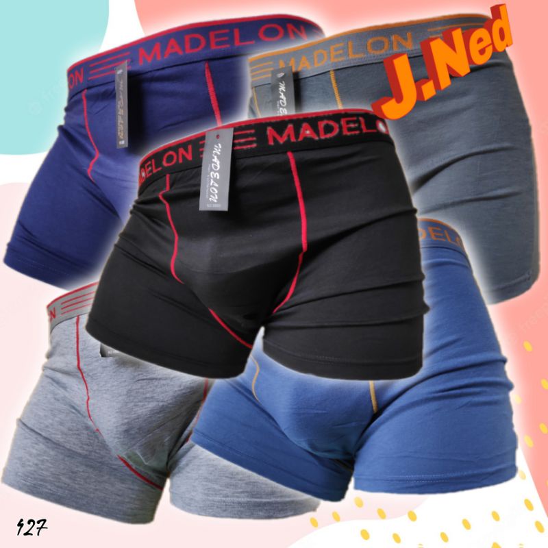 J427 Celana Dalam Pria Boxer Pria   Boxer Madelon