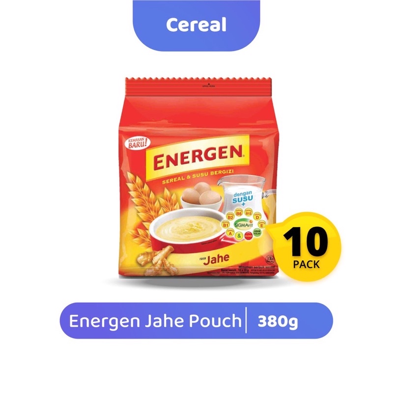 

Energen Jahe Minuman Sereal 10 x 29 gr