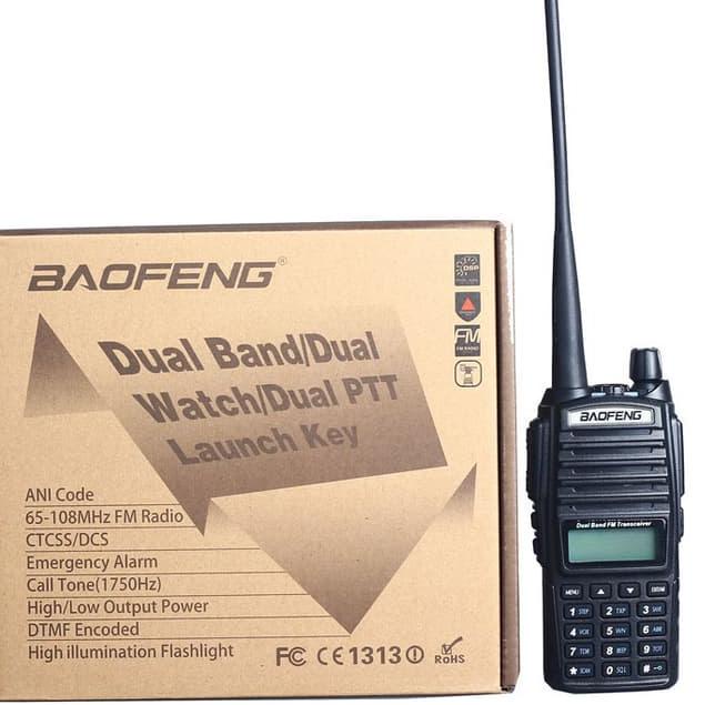 ASB9-1814✫ COD WALKIE TALKIE HT Baofeng UV-82 Walkie Talkie Walky Talky HT Radio UV82 walkie talkie 