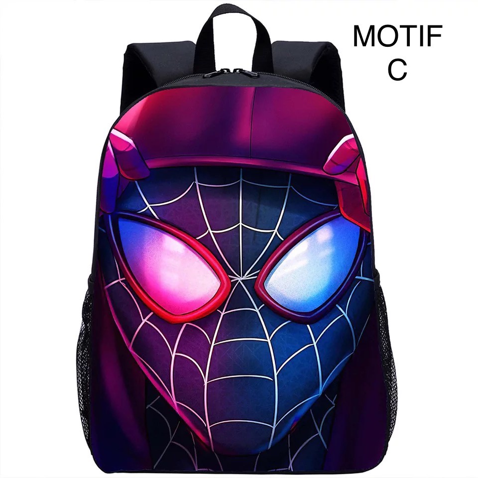 Hot Sale Tas Sekolah TK-SD anak Laki-Laki Backpack Tas Ransel Marvel Avengers Anime Spiderman