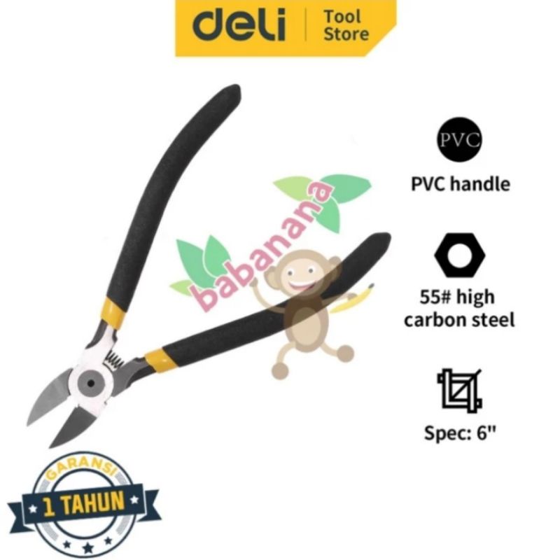 Deli DL2706 Tang potong cutting wire pliers jepit potong nippers