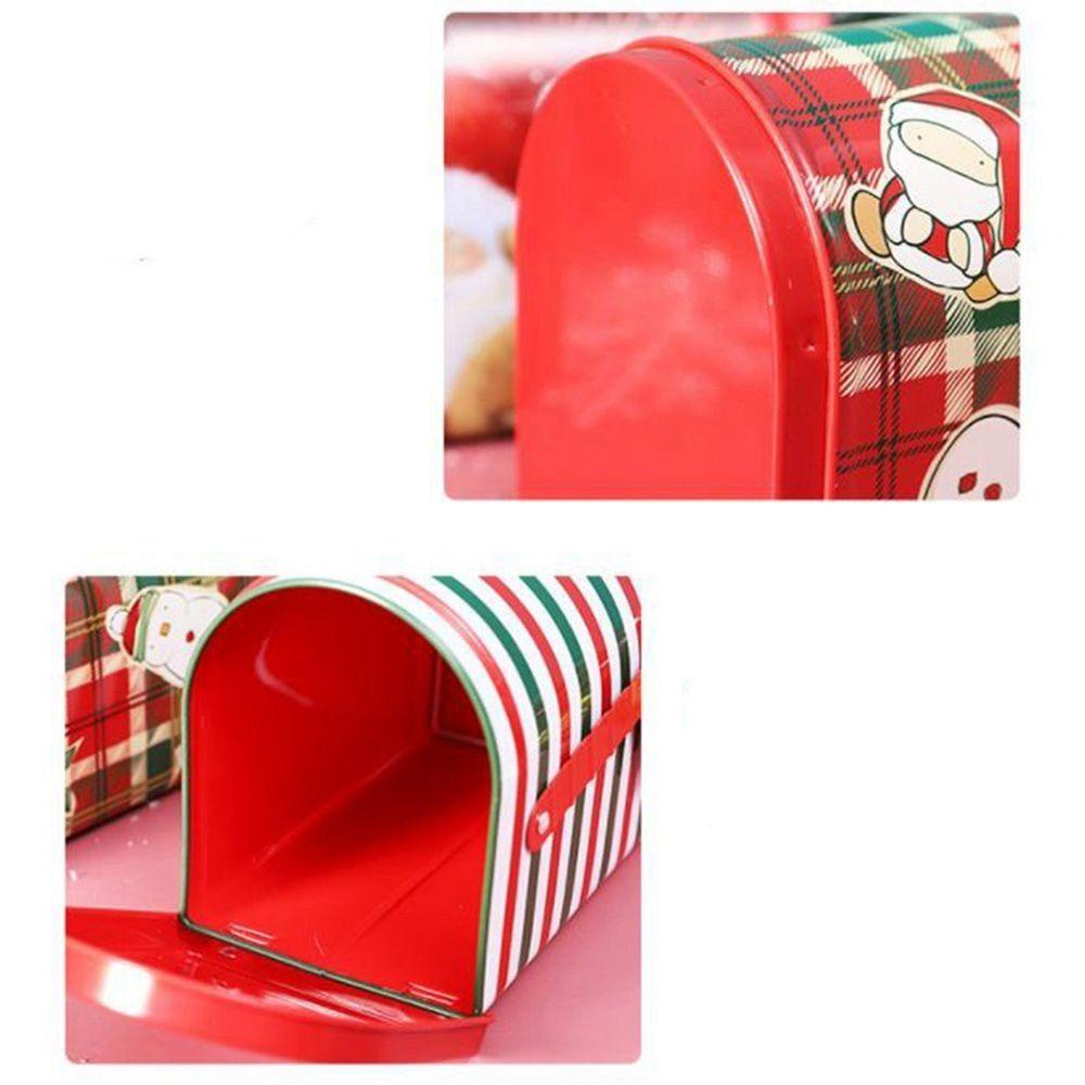 Agustinina Candy Box Santa Claus Xmas Cookie Boxes Kotak Surat Gift Box Hiasan Natal Dekorasi Natal