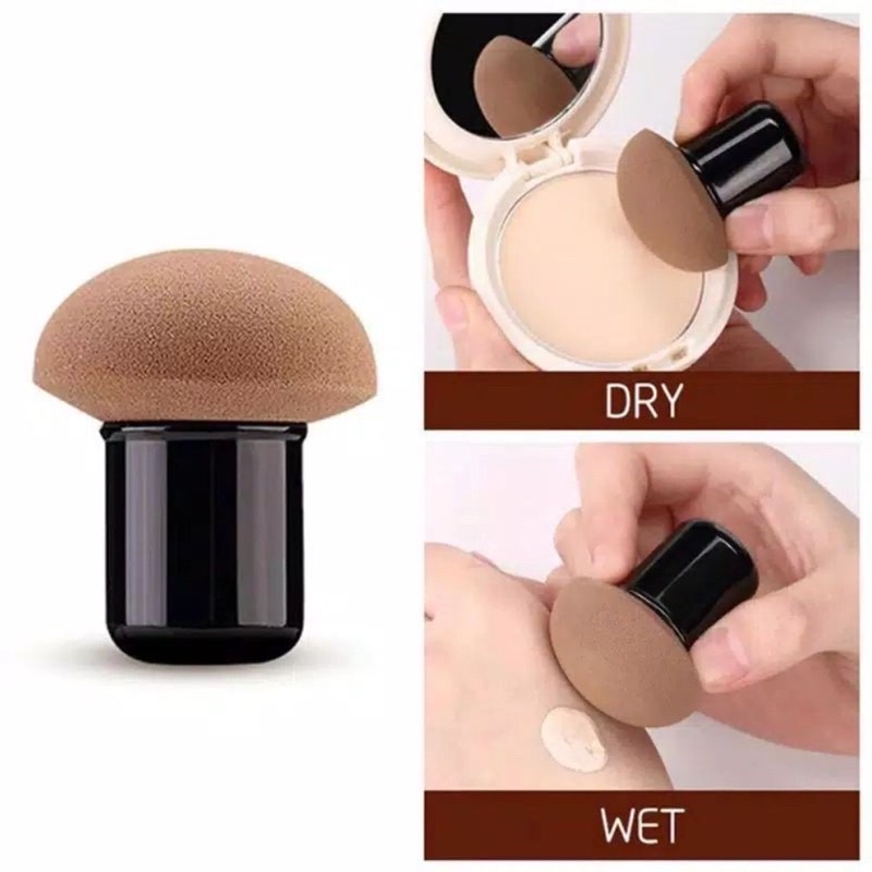 OliveShop ❤️ Beauty Blender Mushroom Spon Makeup Jamur Gagang