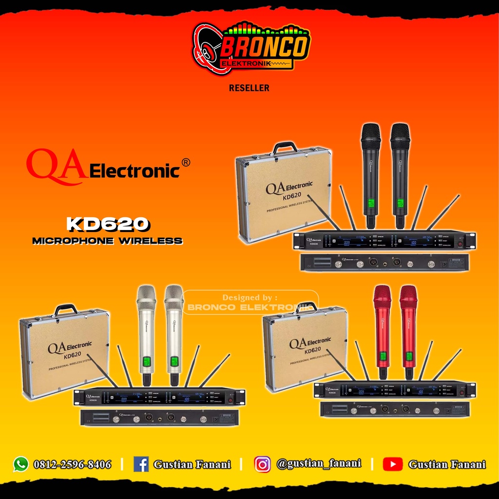 MIC WIRELESS QA-Electronic KD620