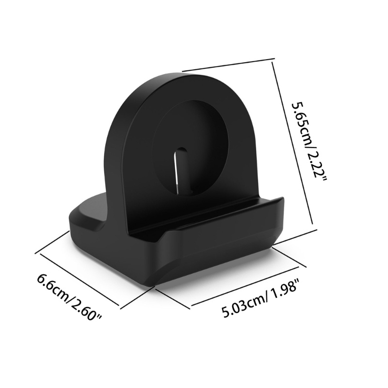 Zzz Charging Stand Wireless Bahan Silikon Untuk Smartwatch 5 / 5 Pro