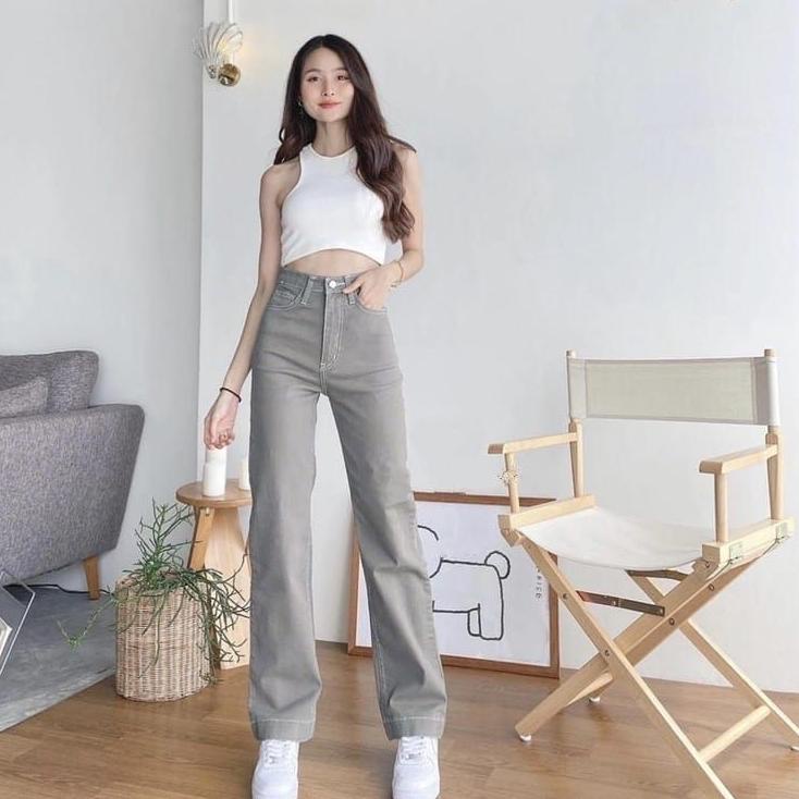 Termurah BF CELANA WANITA BAWAHAN HIGHWAIST //KULOT PUTIH//KULOT ARMY//KULOT LILAC//KULOT HITAM