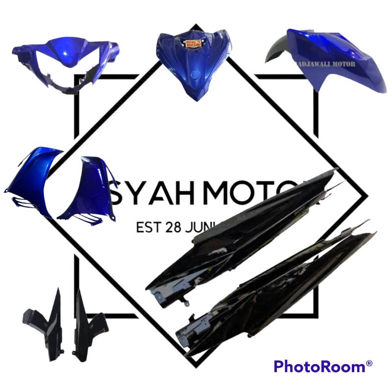 Bodi Halus Yamaha Jupiter MX 135 Warna Biru Hitam