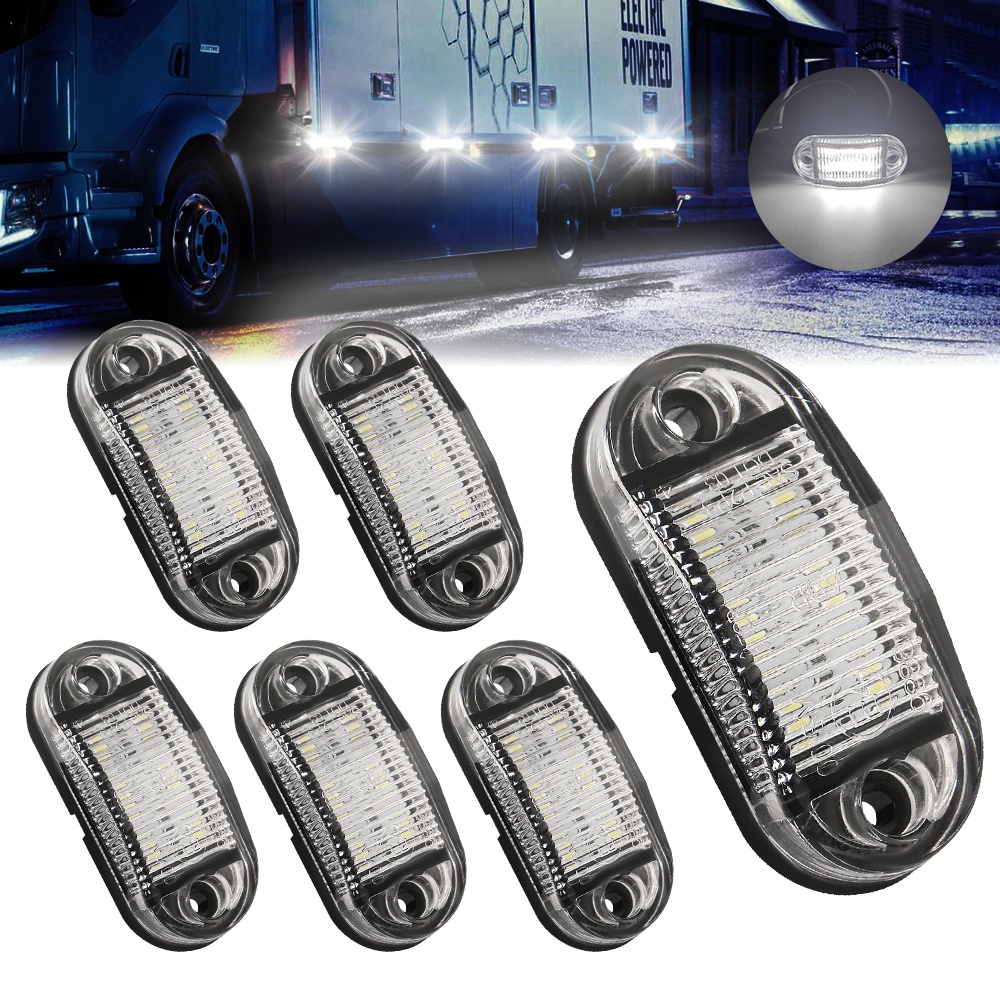 Lampu Peringatan Samping led 12V 24V Untuk Bus SUV Truk Trailer