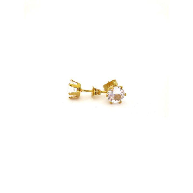 Anting Wanita Titanium Lapis Emas Gold Beauty Perhiasan