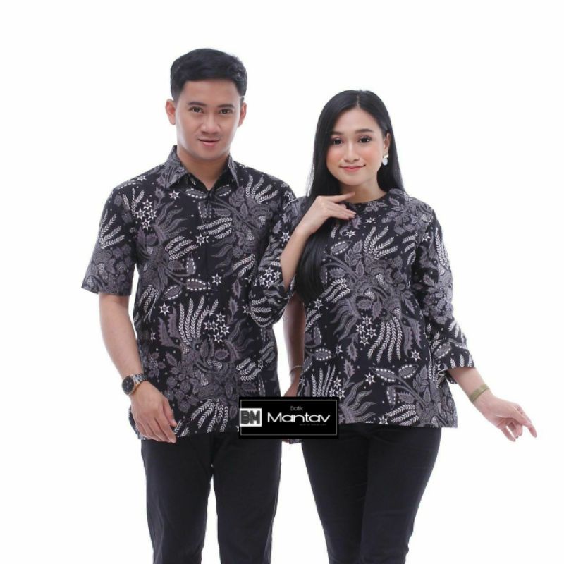 Batik Couple NotoArto Batik IPNU-IPPNU Kemeja Pria Sogan Lawasan Manuk Kembar Katun Cap Solo Baru