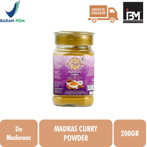 

De Maderaas Madras Curry Powder 200GR