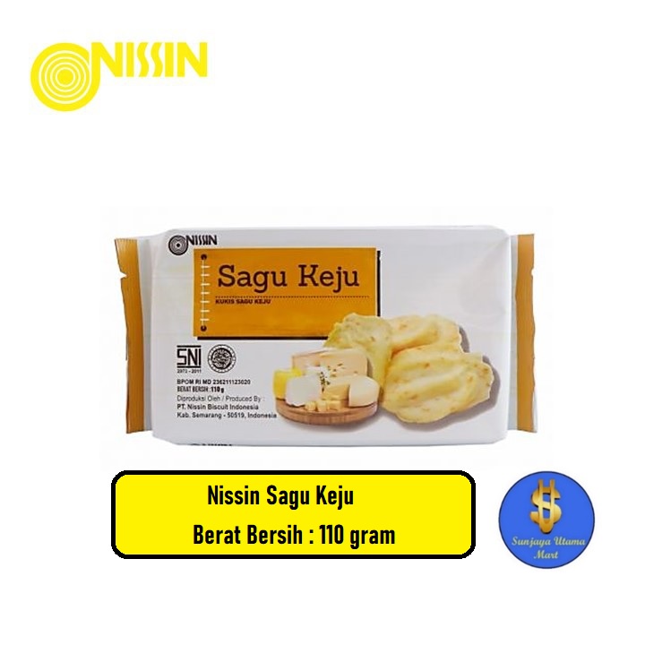 

Biscuits Nissin Sagu Keju 110gr-Nissin Biskuit Sagu Keju