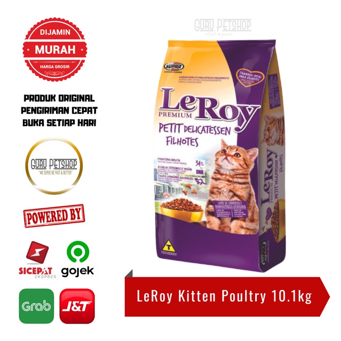 Makanan Kucing LeRoy Kitten Poultry 10kg Petit Delicatessen Kitten