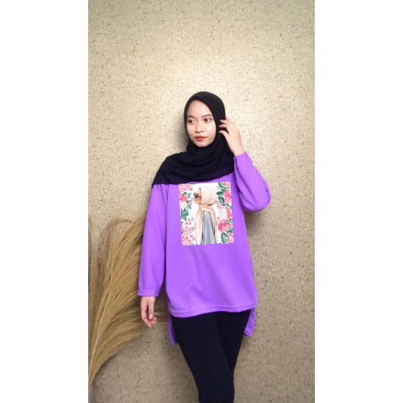 FC - TUNIK BASIC OVERSIZE WANITA HIJAB'S VARIASI 0150 DTF