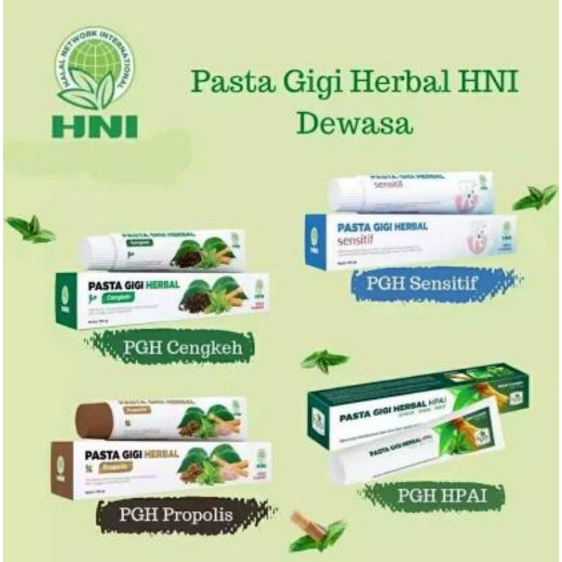 PASTA GIGI HNI Non-Flouride / PASTA GIGI HERBAL / PASTA GIGI SIWAK / PASTA GIGI CENGKEH / PASTA GIGI