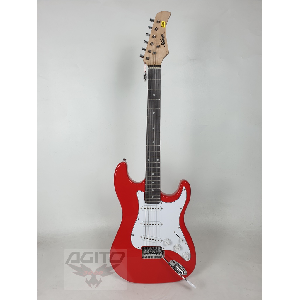 Gitar Listrik Elektrik Melody Kapok Merah ORI