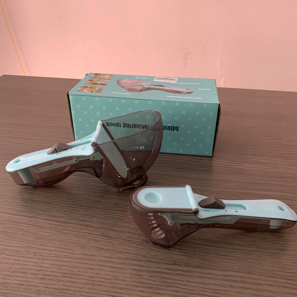sendok takar adjustable magnetic 2 pcs