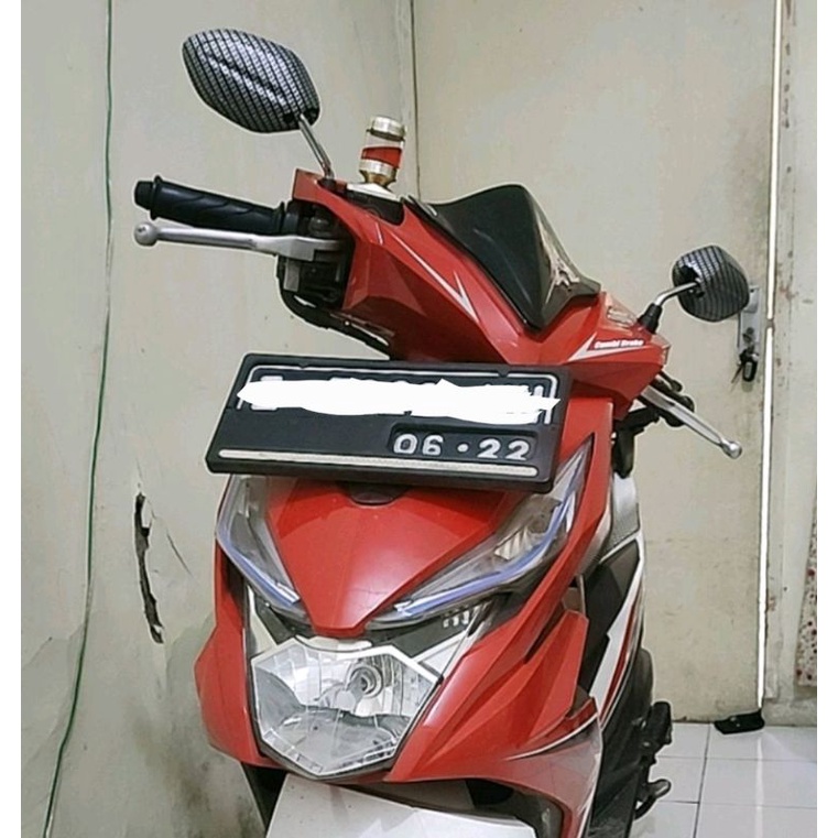 KACA SPION CARBON MINI HONDA SPION CARBON HONDA BEAT SCOOPY VARIO SUPRA REVO  CB150 DLL