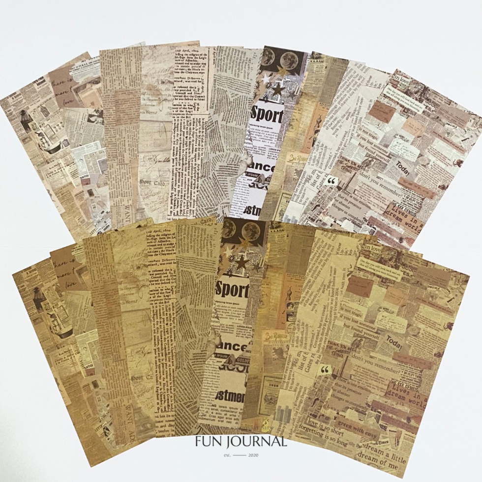 

ANTIQUE BOOKSTORE PAPER PACK UNTUK JURNAL JOURNAL PLANNING PLANNER SCRAPBOOK DIY BUJO