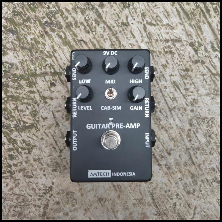 Preamp Gitar Clean Rase Fender Pedal Stomp Box Amtech Indonesia