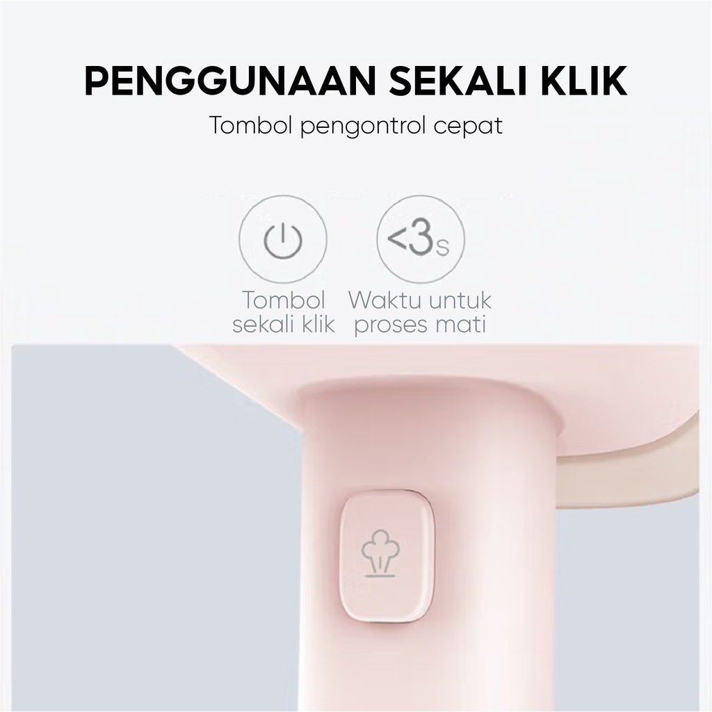 Xiaomi Mijia Zanjia GT-306 Setrika Uap Steam iron Portable Travel Handheld 132° Garment Steamer Elektrik Iron Mini