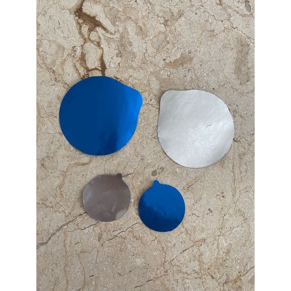 segel silver botol aluminium foil