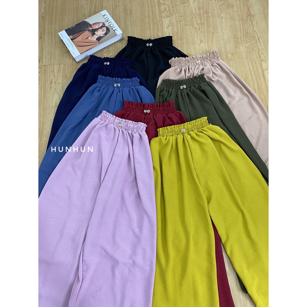 PGS Atika Kulot / Kulot Highwaist Variasi Kancing Dua Kanan Kiri