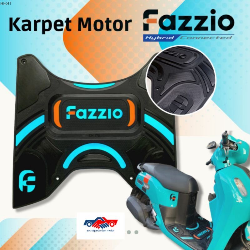 karpet motor FAZZIO 125 ZANA series anti slip (cod)