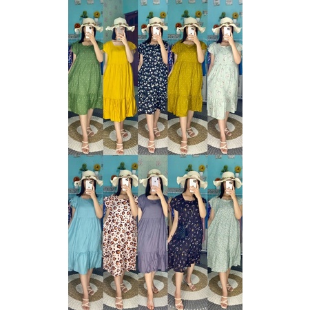 Daster susun rempel// Dress fitri