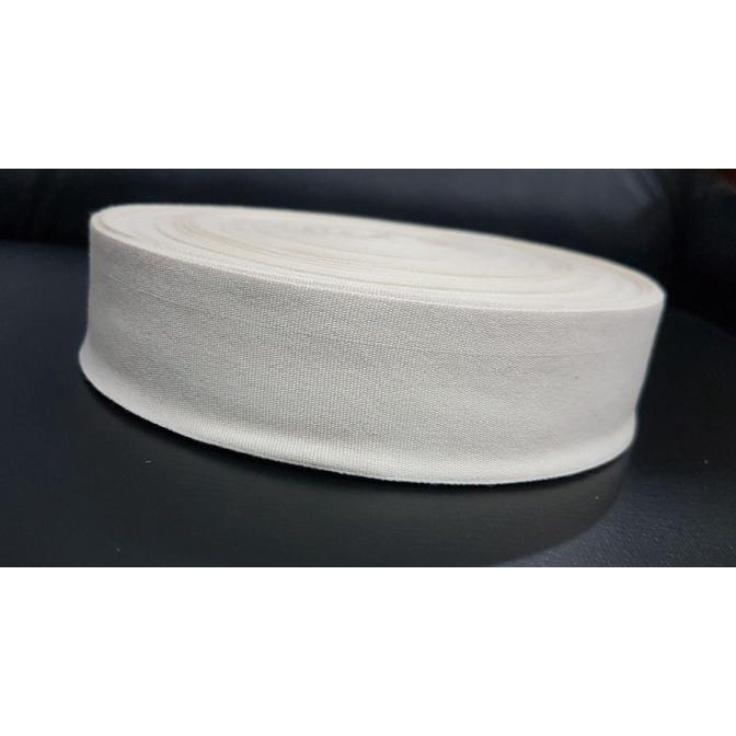 Label Katun Polos / Pita Katun Polos / Webbing Tape Katun 4 cm