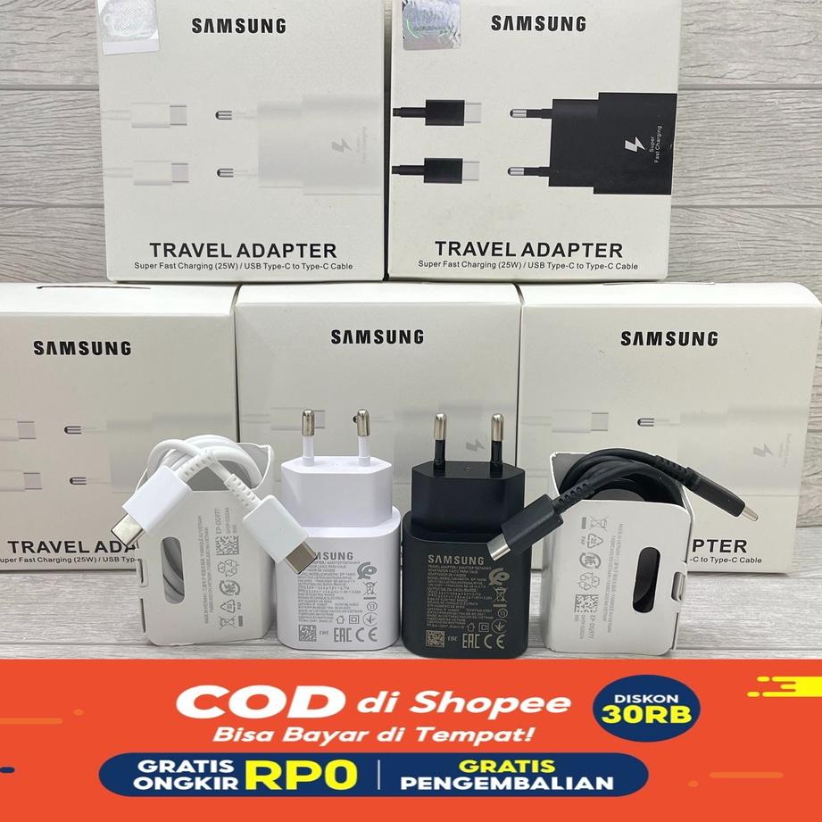 Booming Adapter Samsung  A33 A53 A73 M23 M33 5G Original 100% C to C Super fast Charging 25W Casan C